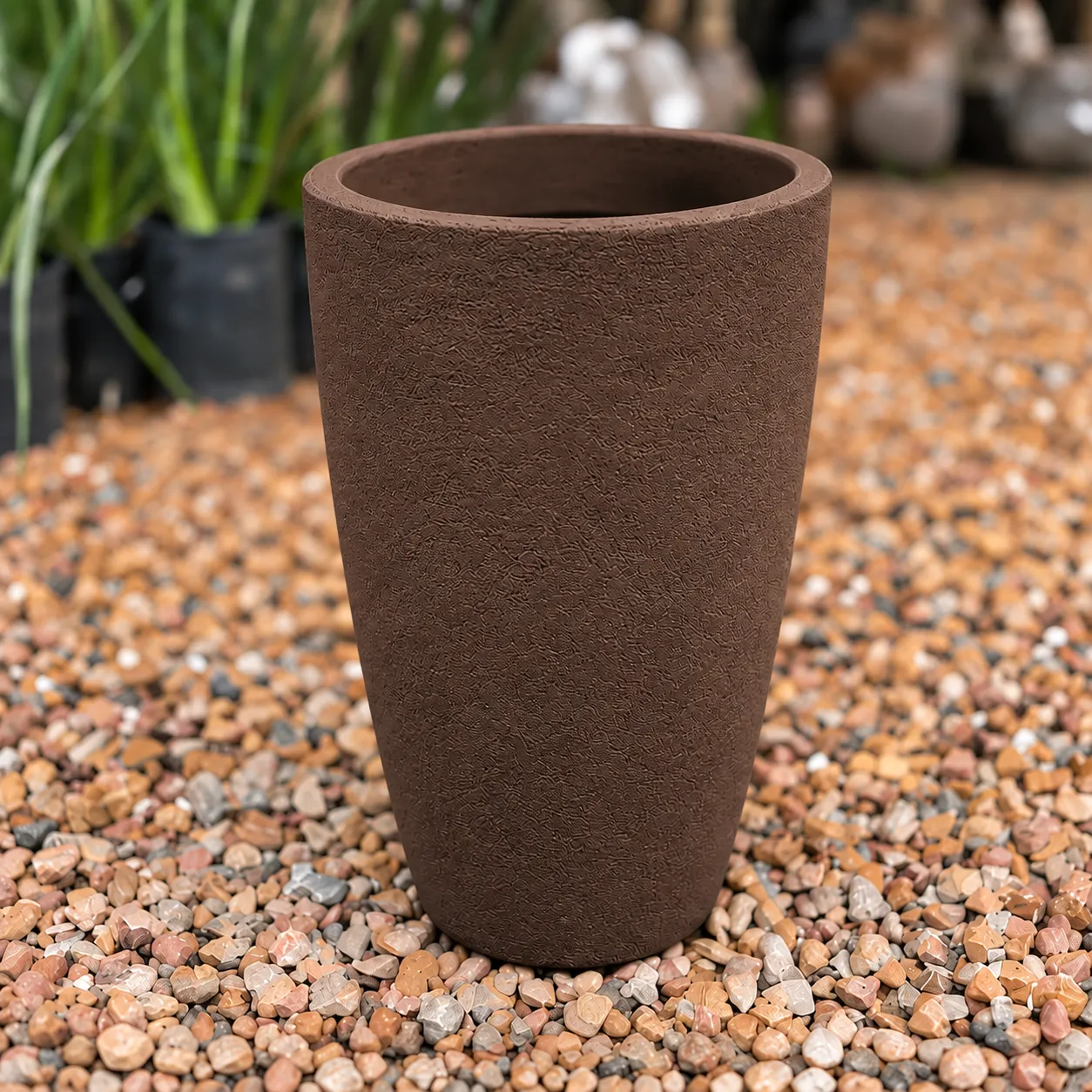 Maceta Inca Rotomoldeada - maceta chocolate