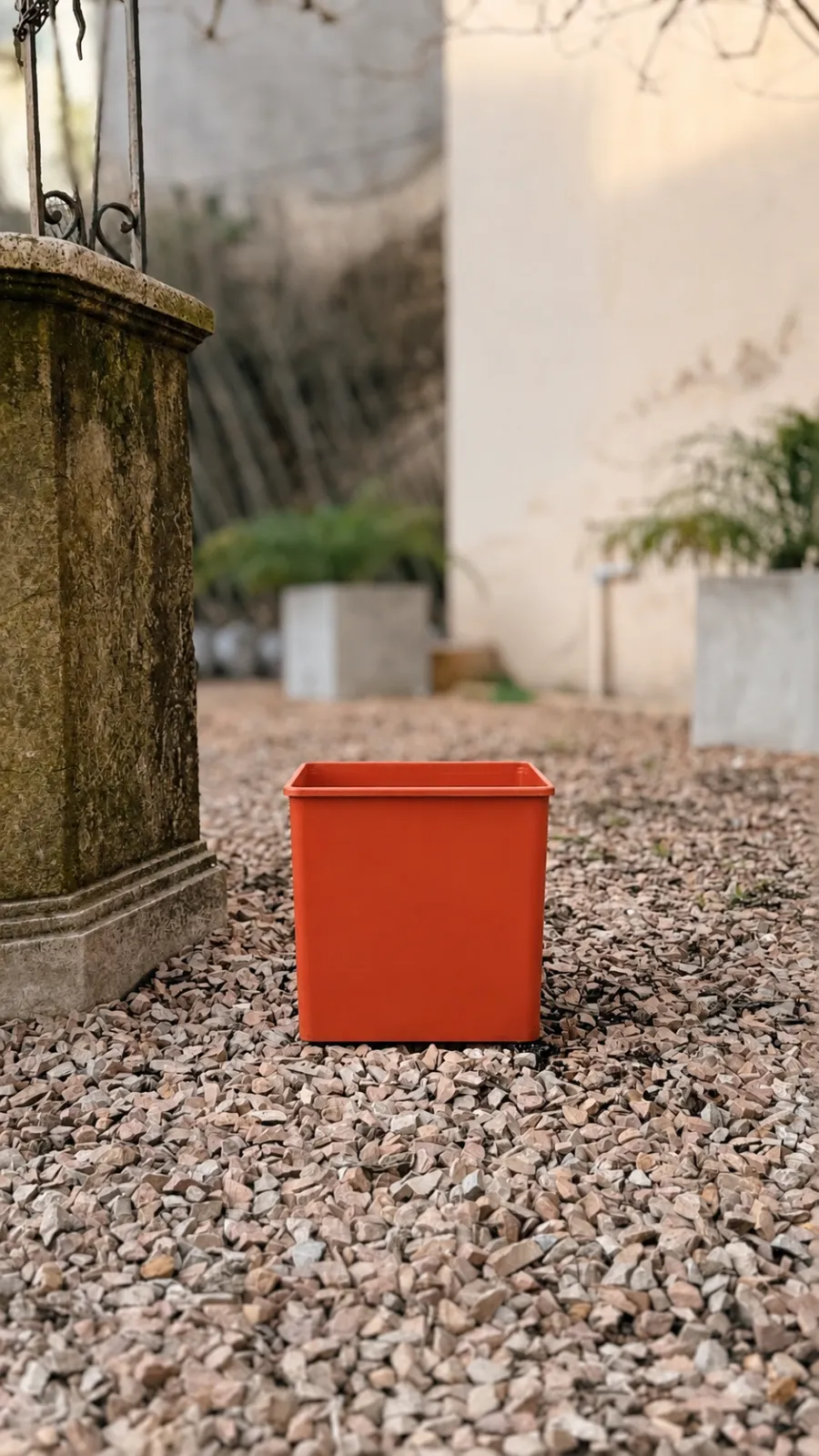 Maceta Cubo - maceta terracota