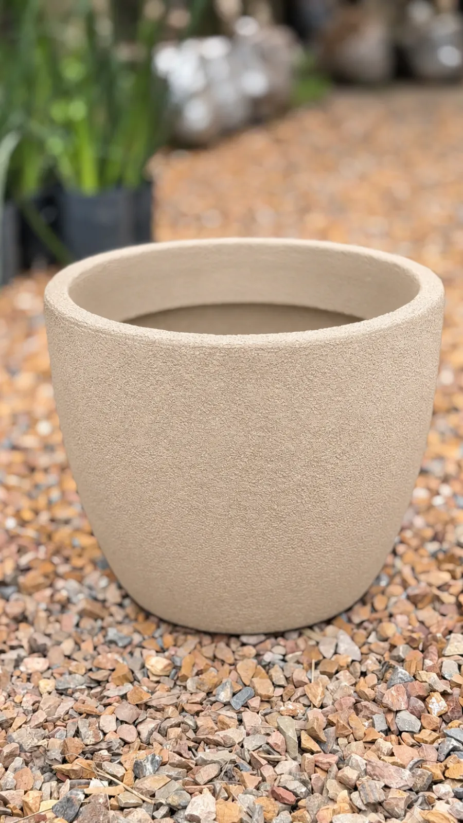 Maceta Andina Rotomoldeada - maceta beige